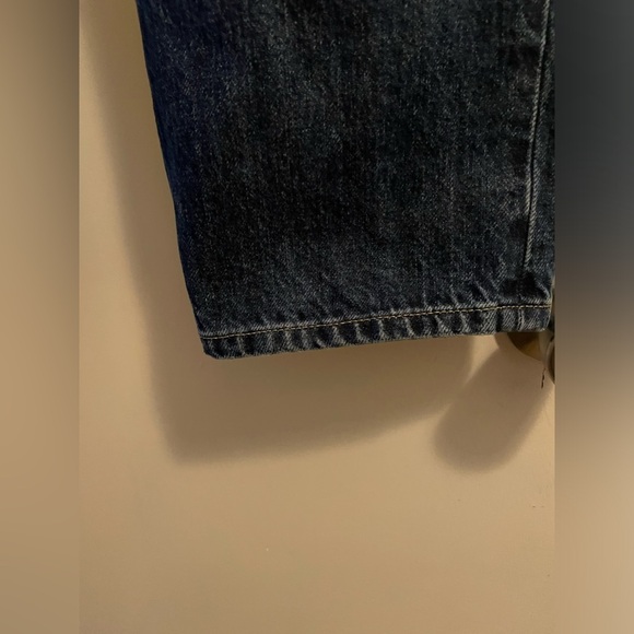 Everlane The 90’s Way High Jeans Vintage Indigo Button Fly Size 23 Regul… - Picture 4 of 15